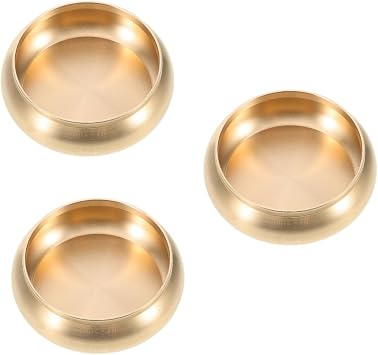 3pcs Decorative Ashtray for Office Home Vintage Style Ash Tray Light Luxury Design Easy to Clean Symbolic of Wealth Luck for Restaurants Living Rooms