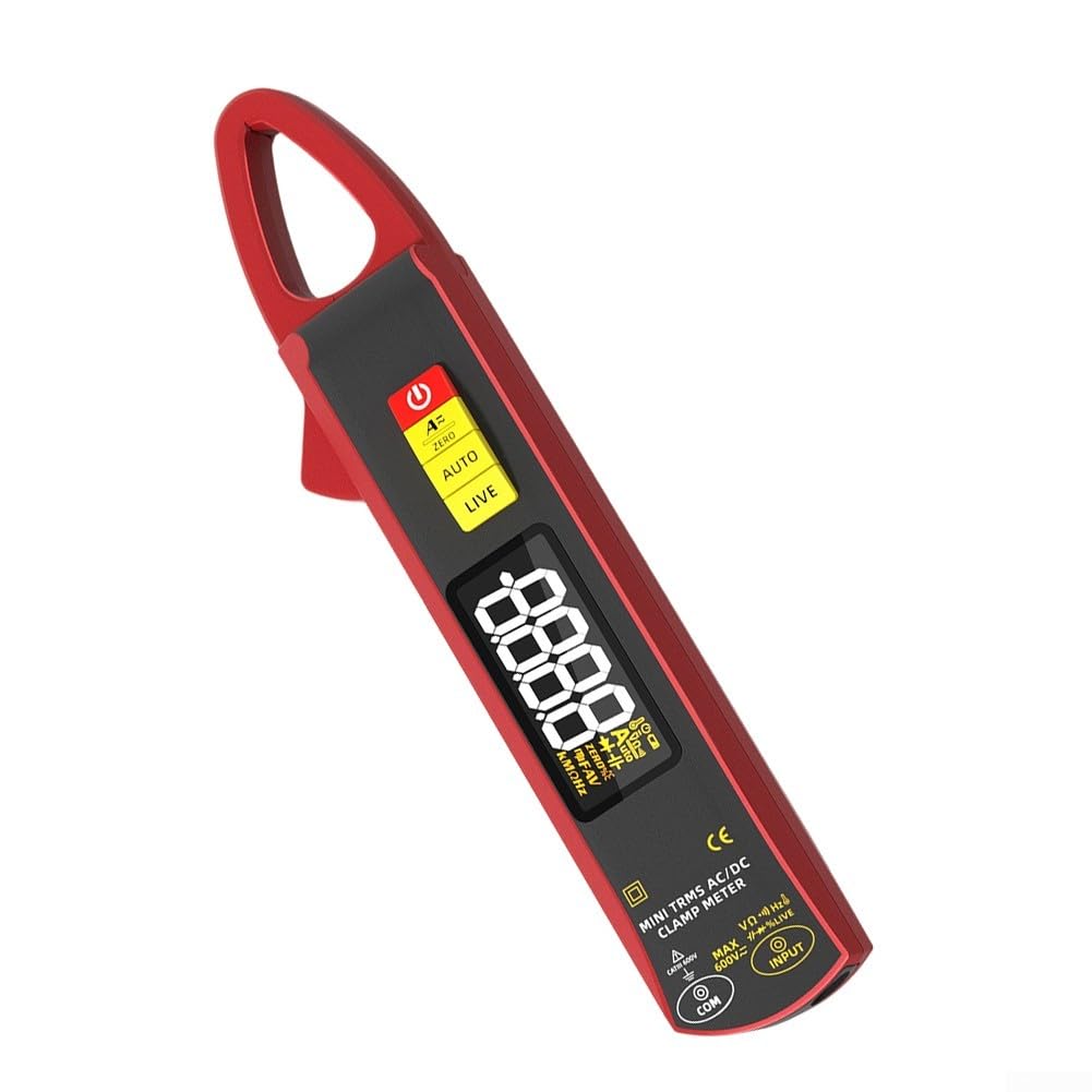 UX2 Digital Clamp Meter 200A AC DC Corrente Tester True RMS Auto Ranging Multimetro con Rilevamento NCV per Cablaggio Elettrico 23mm Jaw