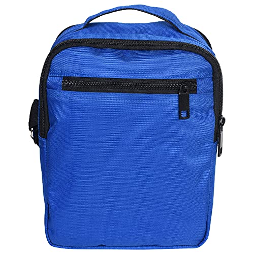 Image of Hawai PVC Coated Water Resistant Polyester Nylon Casual Sling Messenger Side Bag for Office College Outdoor Travel Daytrip-PUBWC1 for Men Women