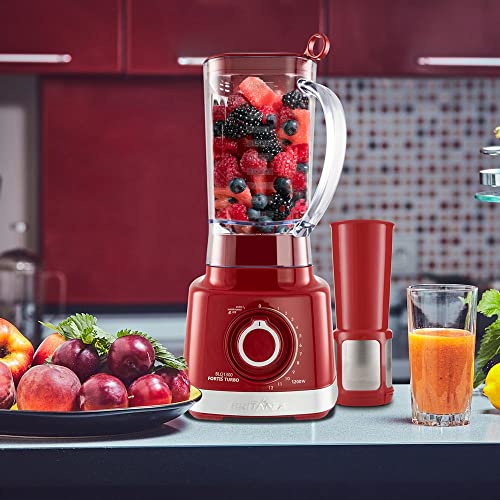 Liquidificador Britânia BLQ1300V Turbo 3L Vermelho 1200w 220v