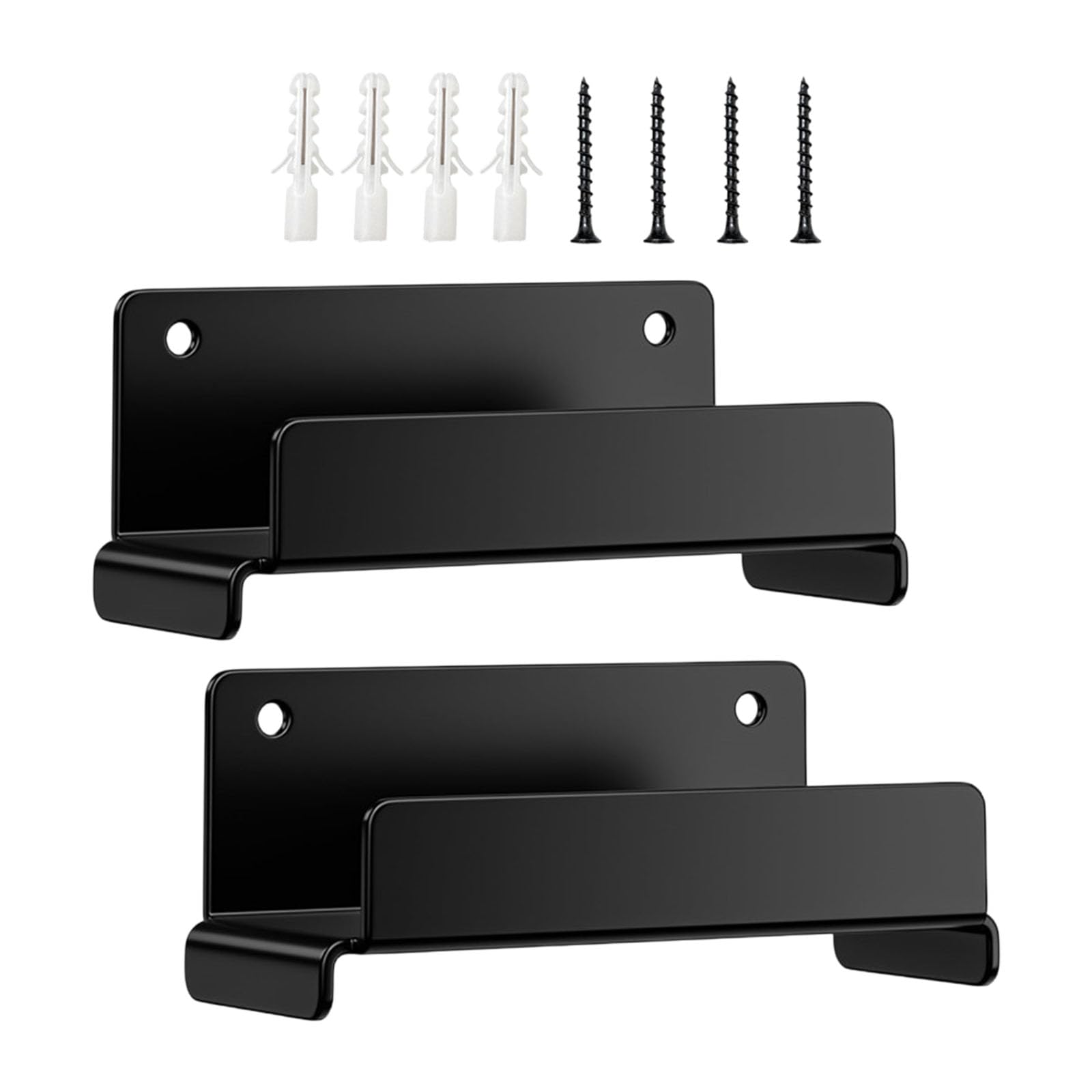 Kaeltsyn 2Pcs Wall Mounted Extension Ladder and Folding Chairs Hanging Hooks Space Saving Outdoor Furniture Hanger Strong Wall Fasteners
