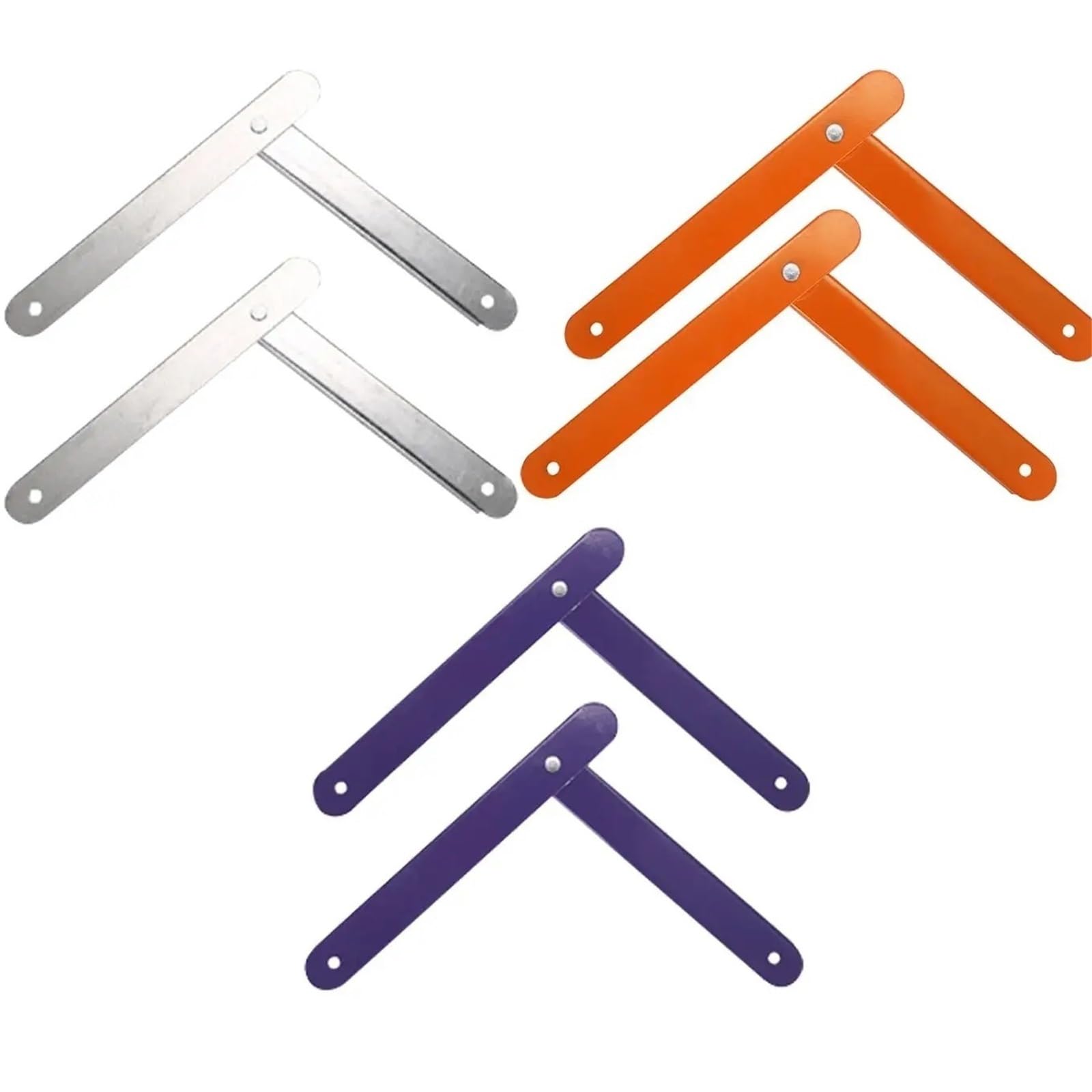 2X Folding Step Ladder Hinge Attachment Stepladders Tie Rod(White-1)