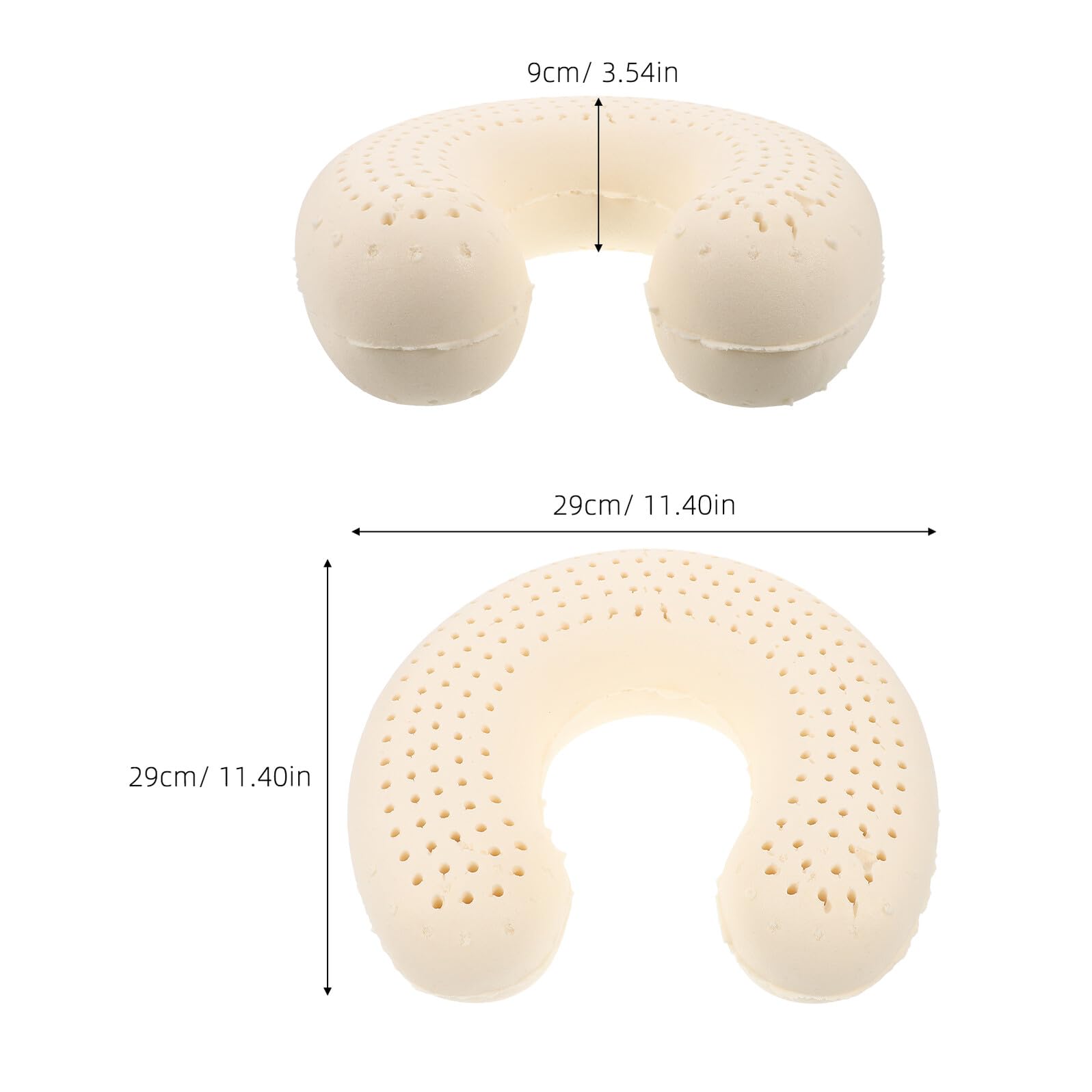 Alasum Cuscino da Viaggio Ergonomico in Lattice U Shape, Leggero e Traspirante, Supporto Cervicale per Viaggi e Spostamenti su Strada