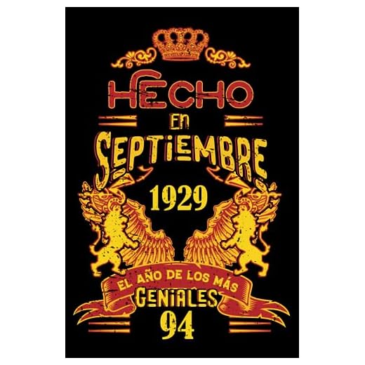 Hecho En Septiembre 1929 El Año De Los Más Geniales: 94 Aniversario Cuaderno personalizado 94 años regalos Feliz 1929 cumpleaños ideas de regalos
