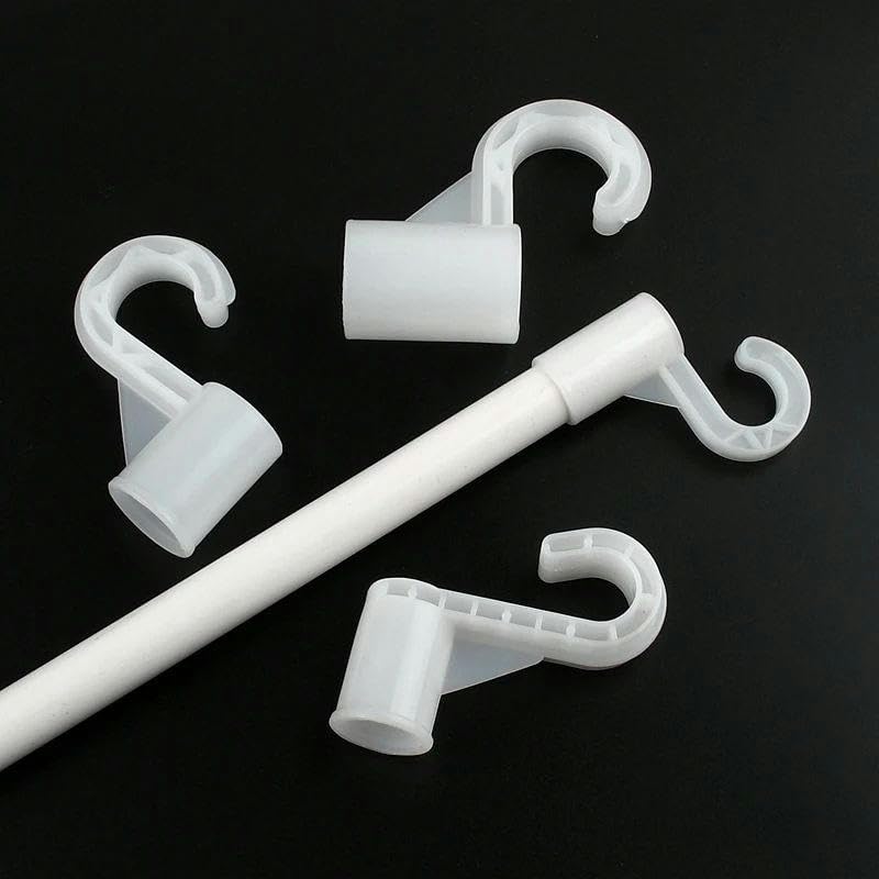 2-20piece Inner Diameter 12 13 16 19 20 22 25mm Thickening Hook for Shelf Wardrobe Hook Fittings Home DIY-5piece-Inner Dia 25mm
