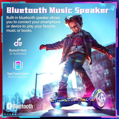 Image of SISIGAD Scooter, 6.5 inch Flash Wheels & Corlorful LED Lights, All for Girls Boys Kids Ages 6+