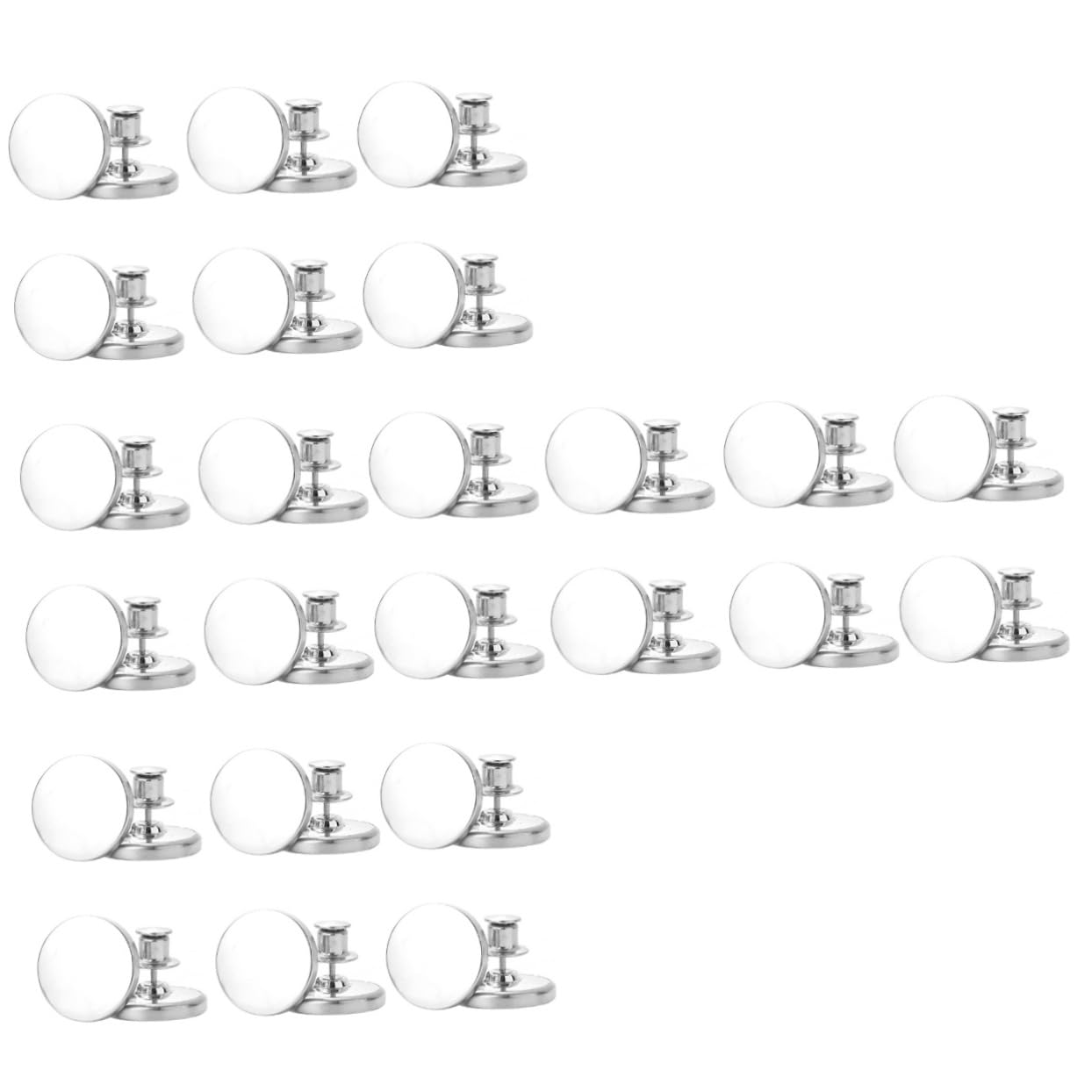 Alipis 24paires Boucles Magnétiques pour Rideaux Attaches Antifuites Faciles à Installer Et Réutilisables pour Décoration De Fenêtre Toutes