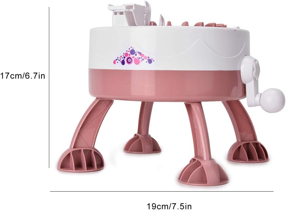 Rodipu Hand Crank Sewing Machine, Hand-Knitted Knitting Machine, Mini Knitting Weaving Loom for Beginner Knitting Board Rotating Tools DIY Knitting Machine Toy for Knitting Scarf/Hat/Sweater