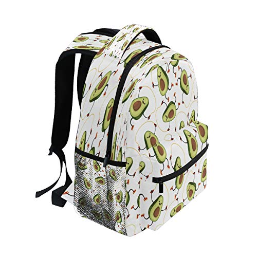 Mochila de aguacate resistente al agua con compartimento para portátil 2
