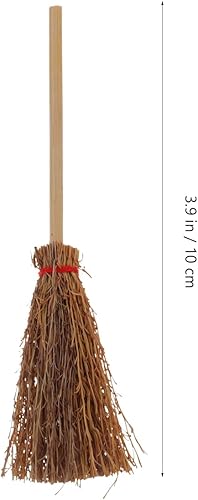 Miniatura 2 de LUOZZY Accesorios para casa de muñecas con temática de Halloween, diseño de murciélago de bruja en miniatura, calabaza, calavera y calabaza para