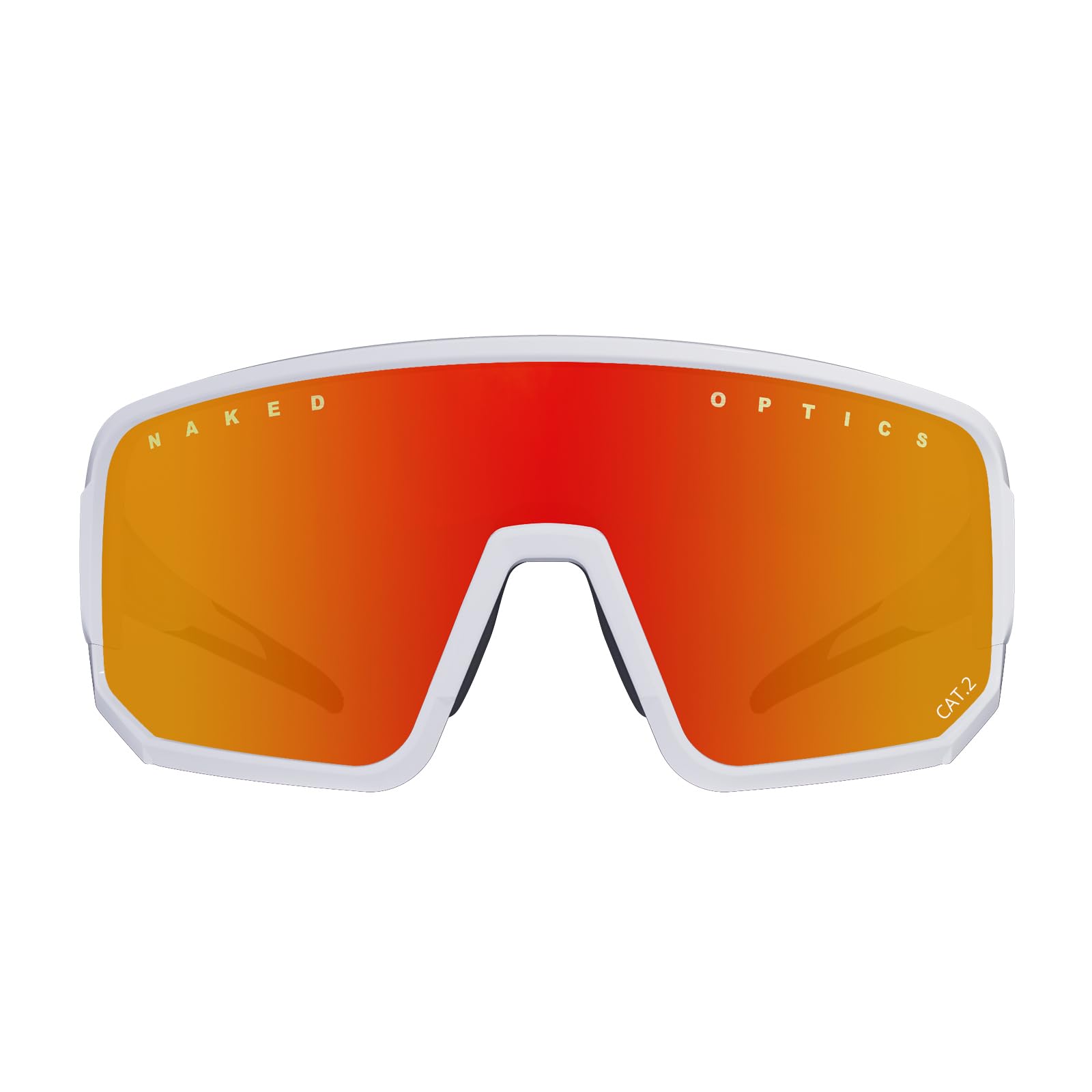 NAKED Optics Gafas Running Mujer & Hombre VOLT – Gafas Sol Deportivas con montura robusta TR-90 – Anteojos antideslizante con protección UV 400 y lentes intercambiables