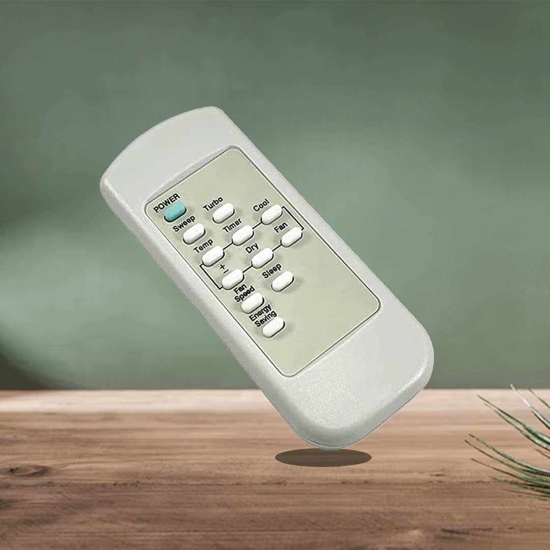 Replacement Remote Control Compatible with Carrier AC | Universal Remote for Split & Window Air Conditioners | White Plastic 3