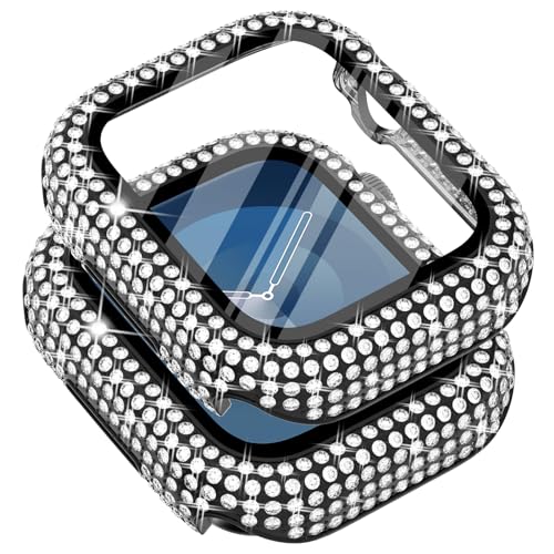 Surace Bling Apple Watch Case with Screen Protector for Series 9/8/7 45mm