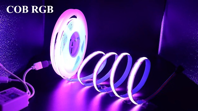 Striscia LED COB RGB 5m 12V - 810 LED/m, Dimmerabile, Per Decorazione Casa E Camera - Foto 13