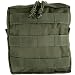 Red Rock Outdoor Gear Molle Utility Pouch, Olive Drab, Medium