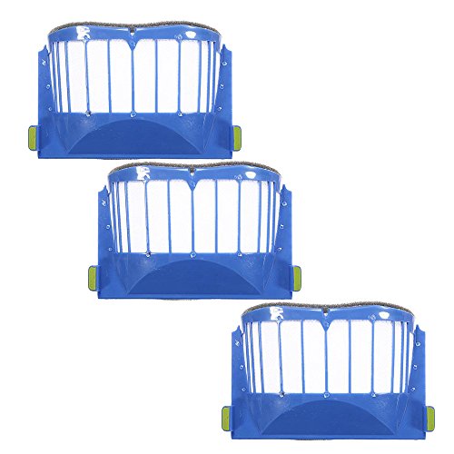 SODIAL(R) 3pzs Filtro protector de polvo para Roomba Irobot 500/600 Series Aerovac 550 560 650 620