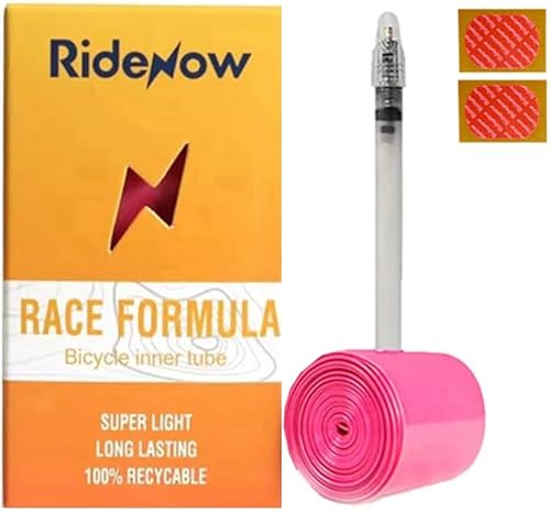 RideNow - Tubo interior de bicicleta ultraligero de 700 x 18-32 para bicicleta de carretera, neumático de TPU de 45653.346in de longitud, válvula