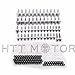 Produktbild httmt Silber Motorrad Spike Normal Verkleidung Schrauben für 1999 2000 2001 2002 Yamaha YZF R6 YZFR6 YZF