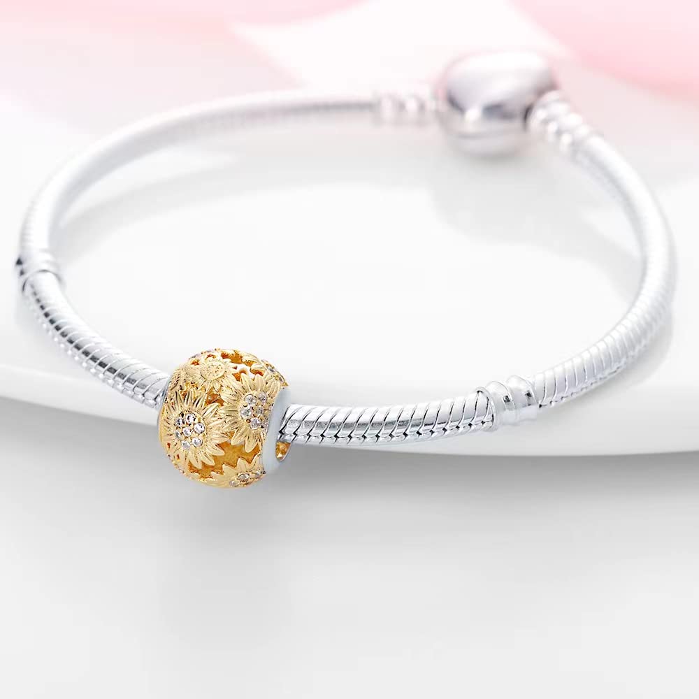 HappyStar Charmsy ze srebra wysokiej próby 925, z motywem Gwiezdnych Wojen, Harry’ego Pottera, pasują do bransoletek Pandora Charms, dla kobiet, dziewcząt, biżuteria na prezent