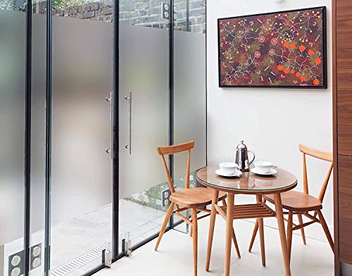 Image of SIA VENDORS Dotted Window Film Privacy Glass Window Home and Office 24x24 inches