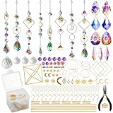 【Scelta premurosa per un regalo】 Sia il prodotto finito che il set ancora sigillato di crystal suncatcher da appendere possono essere utilizzati come regali per occasioni quali compleanni, Festa della Mamma, San Valentino, Natale, anniversari di matrimonio, ecc., con il significato simbolico di “portarti sole e arcobaleno”, un pensiero caloroso e originale.