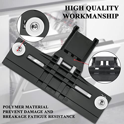 image for Funmit Upgraded W10350375 Dishwasher Top Rack Adjuster & W10195839 Rac