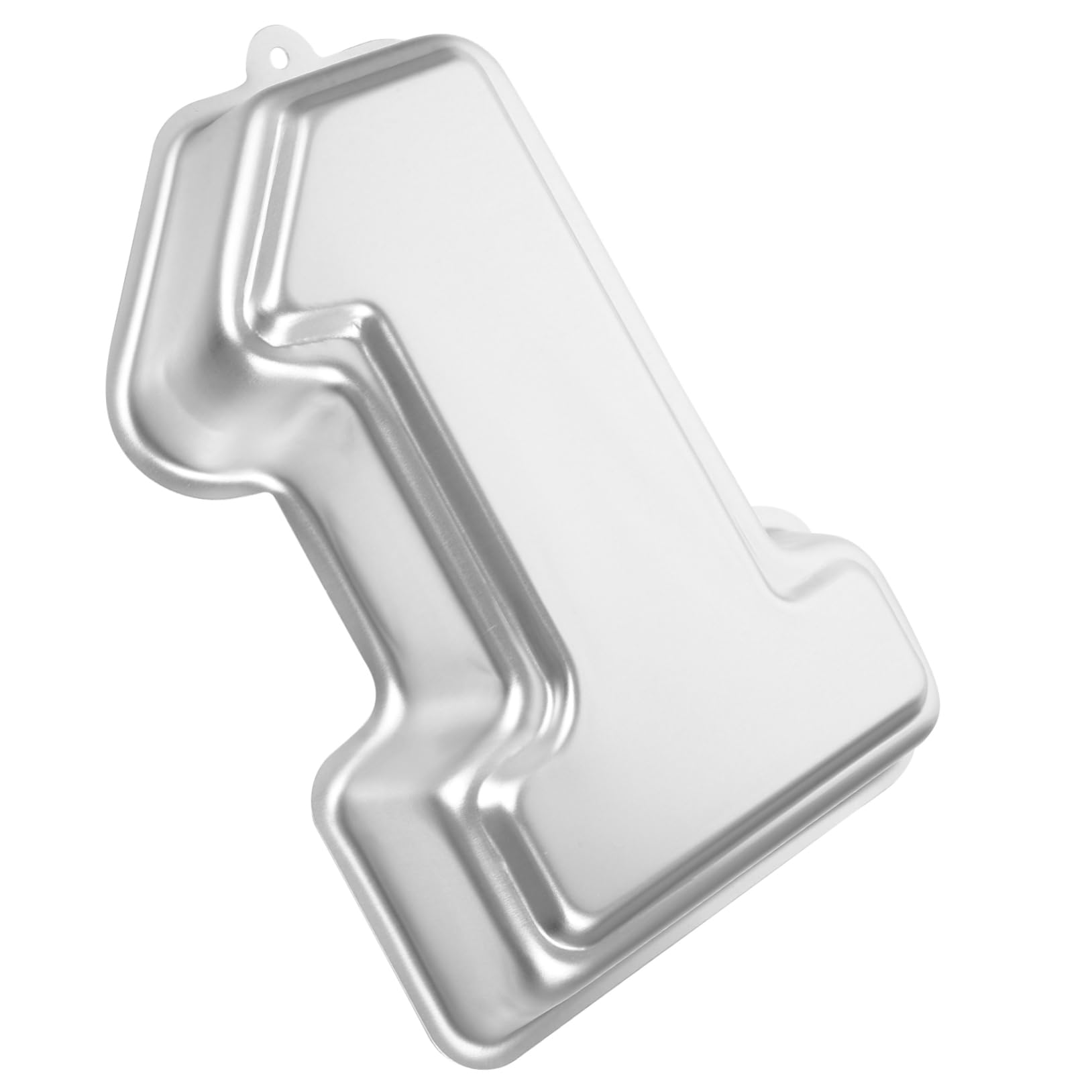 MAGICLULU Lot De 4 Moules À Gâteaux En Aluminium En Forme De Chiffre 1 Accessoire De Pâtisserie Pour Gâteaux Danniversaire