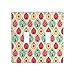Coccinelle Cartoon Pattern Wall Plate Stampa Doppia Gang Toggle Interruttore Luce Coperture Decoratore 2 Gang Presa Piastra Piastre da Parete 10,5 x 4,5 Pollici
