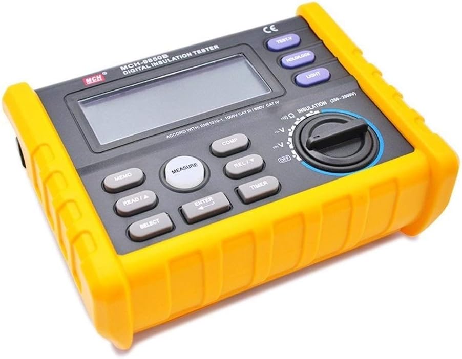 ZGQA-GQA Accurate Insulation Resistance Tester 1000V Digital Megohmmeter High Voltage Electronic Tramegger Store Function 9850 Durable