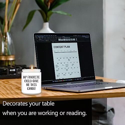 Gifts For Mom From Daughter Son,Mom Gifts,Birthday Mothers Day Christmas Gifts For Mom From Kids,My Favorite Child Gave Me This Candle #TOP5