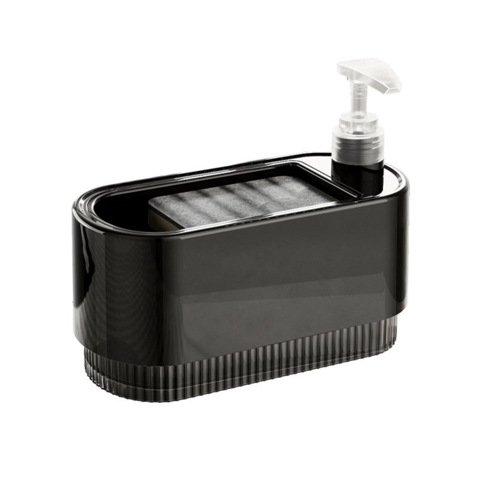 Hygienic Detergent Dispenser Press Design Sponge Storage Leak Proof Container Easy Press Dishwashing Dispenser
