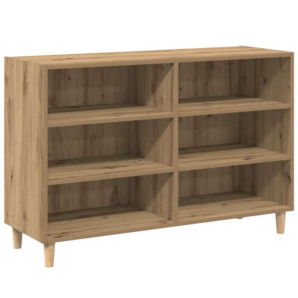 Comoda para salon de roble con 6 compartimentos perfecta para organizar tu comedor familiar