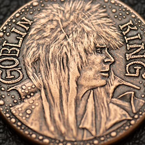 Moneda de Cobre Labyrinth Goblin King Jareth miniatura 3