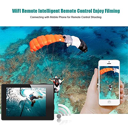 PIG-GIRL Outdoor-Sportkamera, 4K 16MP Ultra-High-Definition Pixel Eingebaute 64G Speicherkarte, 170° wasserdichte Weitwinkel-Sportkamera, klares Bild – Bild 6