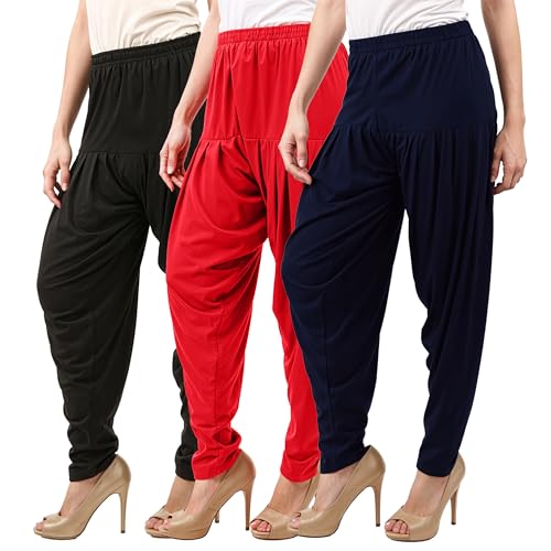 Image of Buy That Trendz Patiala Salwar for Women Relaxed Fit Viscose Patiyala Salwar Harem Bottom Pants