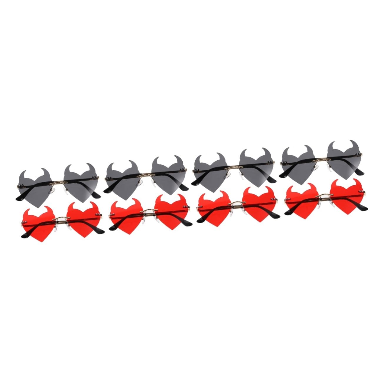 BESTYASH Occhiali Da Sole A Forma Di Cuore Occhiali Da Sole Da Donna Festa Heart Shaped Sunglasses Heart Sunglasses Occhiali Da Sole A Cuore Da Donna Occhiali Estivi Pc