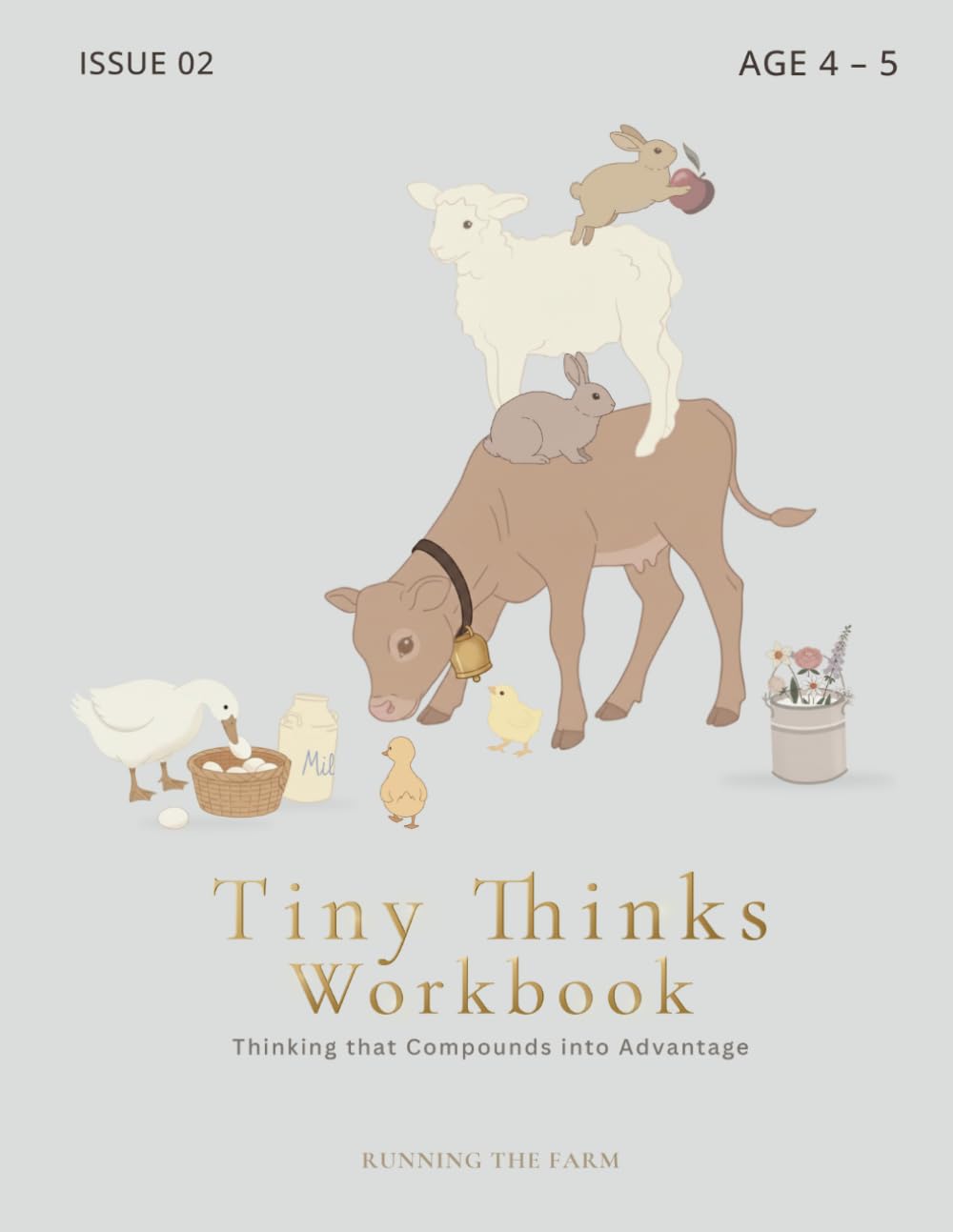 Pre-K Logic Workbook for 4 Year Olds Ages 4-5| Farm Animals | Screen-Free Patterns, Mazes, Tracing & Matching | Tiny Thinks: Calm Activity Book for ... Farm Workbook for Preschoolers