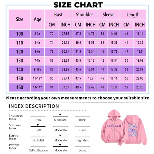 Teen Girl Hoodies Simple Oversized Cropped Girls Sweatshirts Fashion Zip Up Long Sleeve Clothes Jacket Coat Fall Winter Casual Teens Kids Outfits With Pocket 2-14 Years Dark Gray-1602