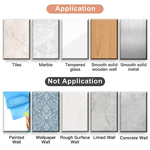 Mgahyi Paper Towel Holder Under Cabinet, Self-Adhesive Or Screws, Paper Towel Roll Rack For Kitchen, Bathroom, 304 Stainless Steelpaper Towel Holder (Rectangle-Rose Gold) #TOP5