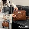 Travistar Handtasche Damen Mittelgroß Umhängetasche Damen Tasche Elegante Schultertasche Kunstleder Crossbody Bag Mode Henkeltaschen Beuteltasche mit Abnehmbares Riemen, Kaffee #5