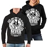 Spaß kostet Partner Kapuzenpullover Bonnie & Clyde Gangster (mit Rückendruck) Größe XS - 5XL