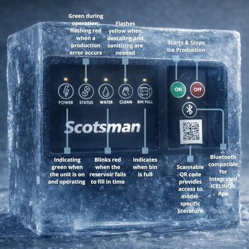 Fabricadora de hielo Scotsman Prodigy Elite Medium Cube 22" miniatura 5