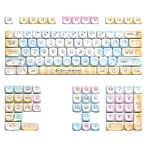 Teclas mecánicas personalizadas: dale vida a tu teclado con el diseño White and Blue Seaside