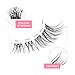 VieVie Lash Clusters 72pcs DIY Eyelash Extension Lashes, 9-16mm Mix Lash Clusters Natural Look DIY Lash Extension Lashes (Cluster 02)