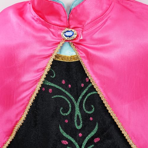 Gz-Laopaitou Girls Princess Costume Princess Dresses For Birthday Party Dress Up Halloween Cosplay With Accessories thumb #3