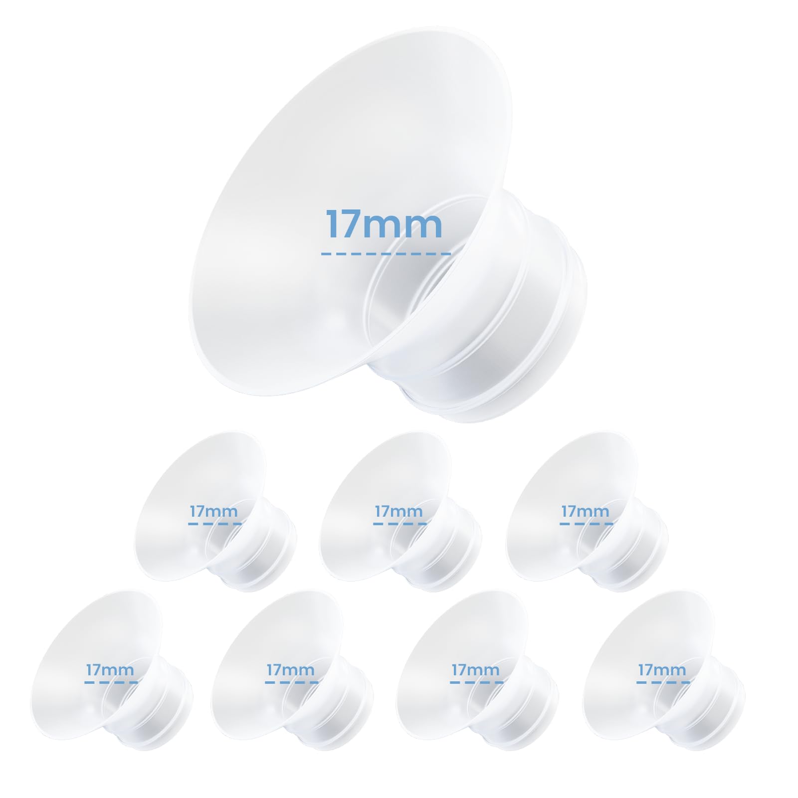 Breast Pump Flange Insert Compatible with Momcozy m5 Replacement Parts Momcozy s12 Pro Replacement Parts Spectra/Medela/Elvie/Tsrete/Eufy/Lansinoh