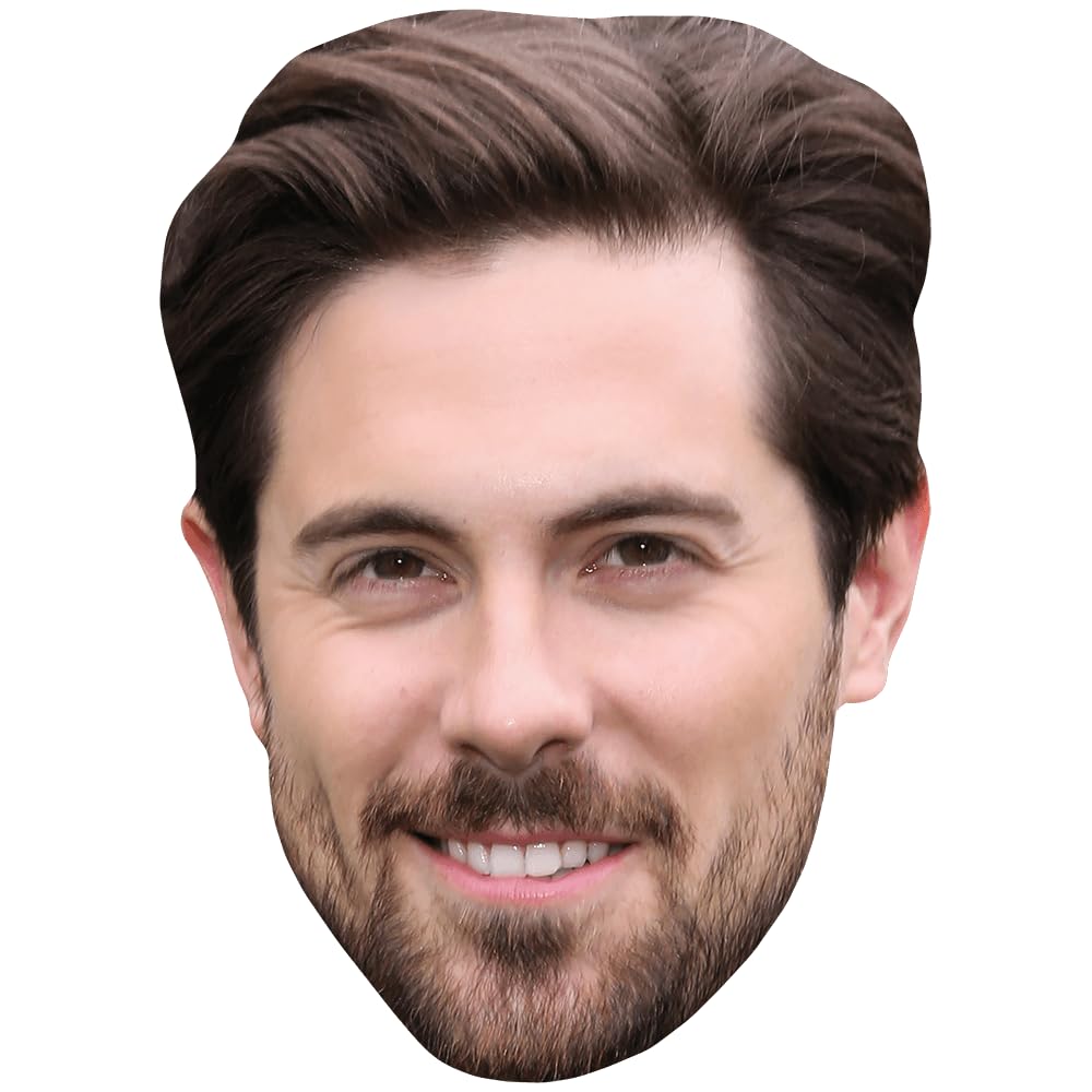 Chris Mcnally (Beard) Celebrity Mask, Flat Card Face, Fancy Dress Mask