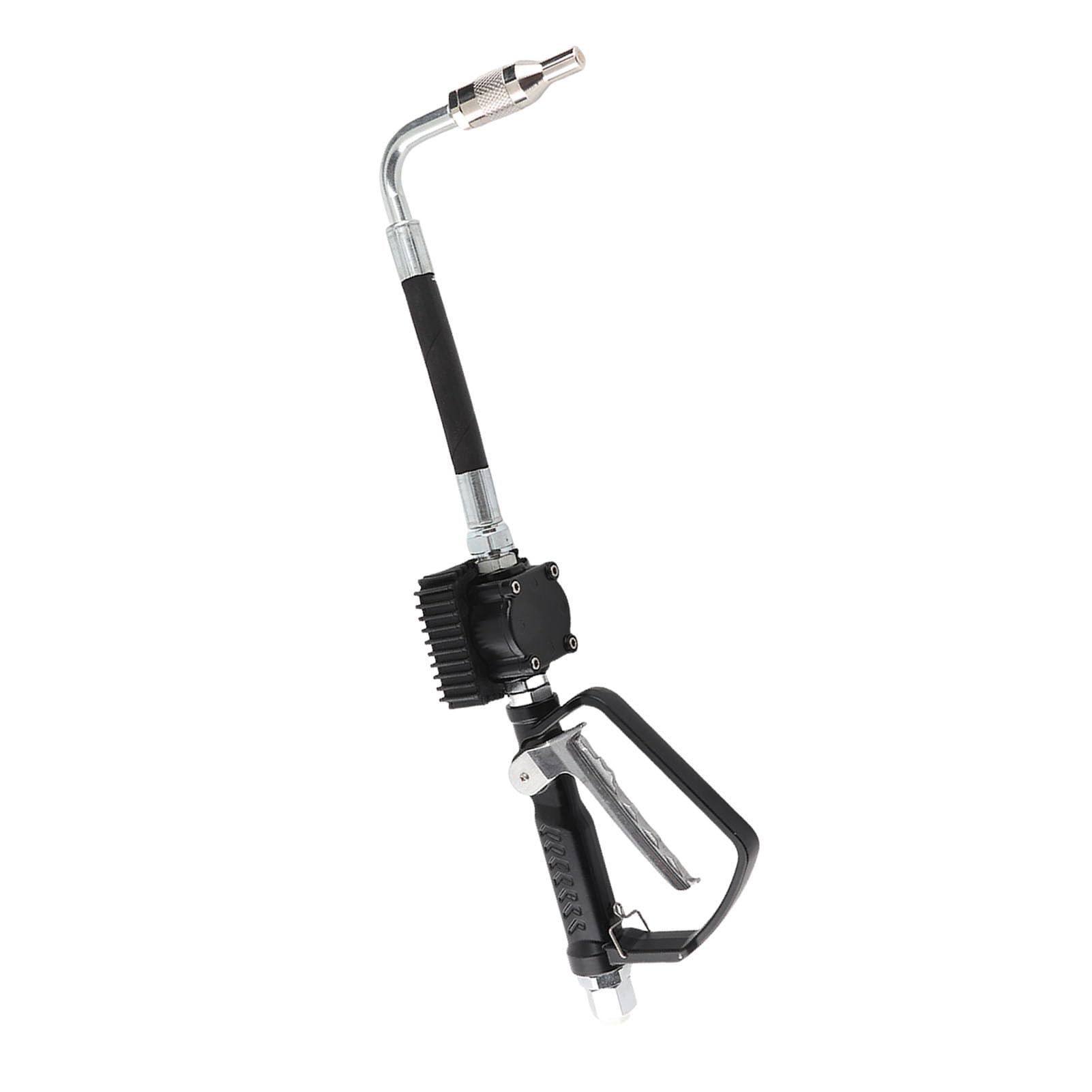 Pneumatisch Zapfpistole mit Drehgelenk 1/2", 35L/min max. Durchflussvolumen, 5 Einheiten Liters Gallons Pints Quarts Kg, Tankstellen-Pistole für 8-5000 mPas Schmieröl Maschinenöl Frostschutzmittel