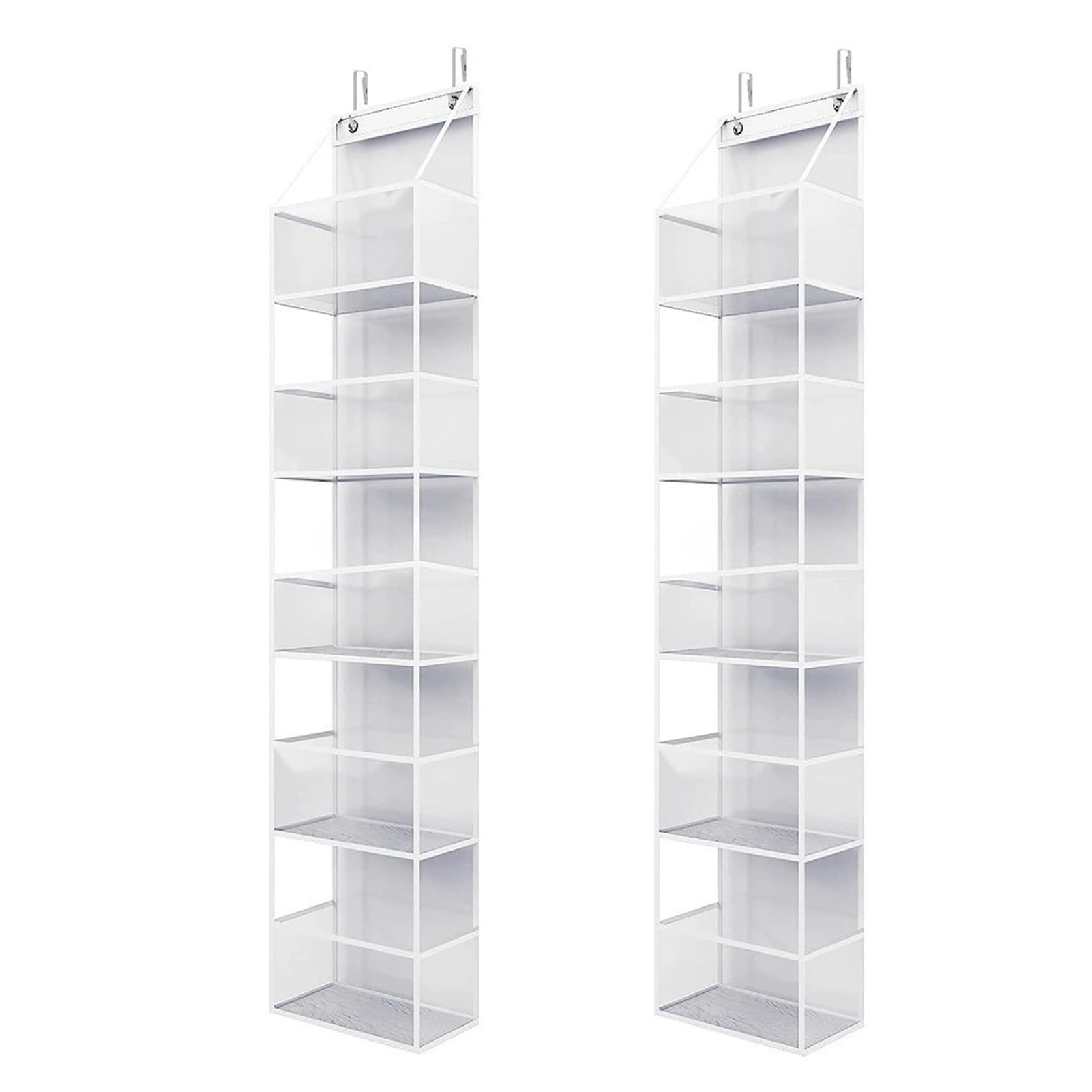 MUXZSIZ 2x Tidy Up Room With Under Bed Storage, White, 30 * 15 * 125cm