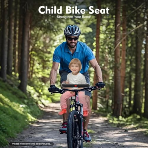Sillín infantil para bicicleta con brazo protector y anclaje al cuadro 4